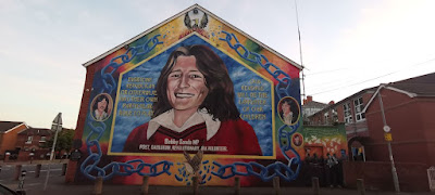 Belfast. Mural de Bobby Sands.