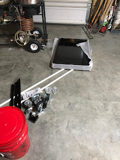 Cart and parts ready to assemble