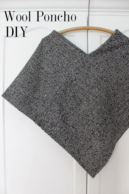 wool poncho sewing tutorial