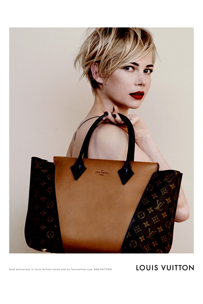 Michelle Williams In New Louis Vuitton Handbag Campaign