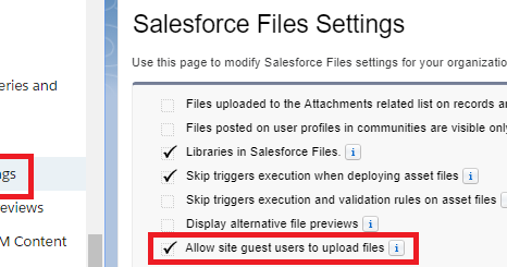 Infallibletechie How To Let Community Guest Users To Add Files In Salesforce