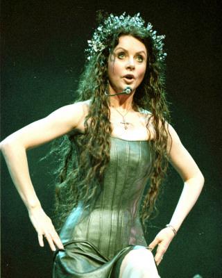 Foto de Sarah Brightman en su presentación