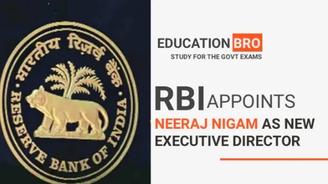 rbi-appoints-neeraj-nigam-as-new-executive-director-daily-current-affairs-dose