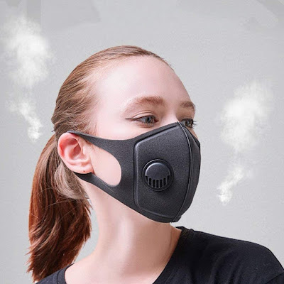 5 Pack Face Masks with Breathing – 100% Cotton