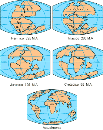 El rincón de José Carlos: La teoría de la deriva continental