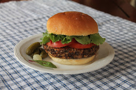 Food Lust People Love: The perfect lentil burgers have two secret ingredients, mozzarella cheese for fat and moisture and smoked paprika to mimic a little charbroiled flavor. Truly, you will not miss the meat.