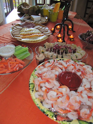 birthday party food table