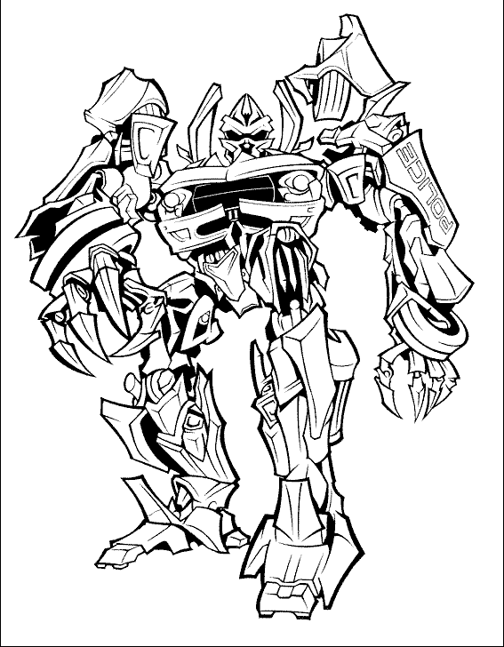 Transformers coloring pages free to download. Click on the color page  title=
