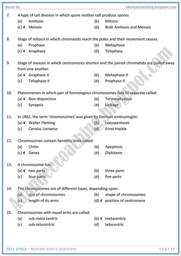 cell-cycle-mcqs-biology-9th