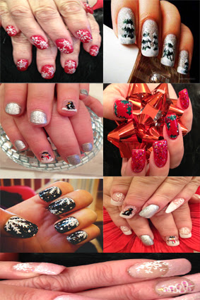 nail art christmas designs