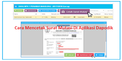 Cara Mencetak Surat Mutasi Peserta Didik Di Aplikasi Dapodik 2018 B