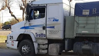 Camioneros de Chacabuco en San Juan