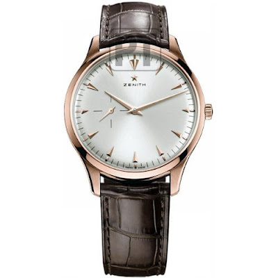 Zenith Elite Rose Gold Silver Dial Automatic Mens Watch 18.2010.681/01.C498