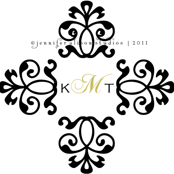 Katie Toby custom wedding monogram By admin Published January 2 2011