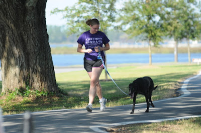 jogging with my pet