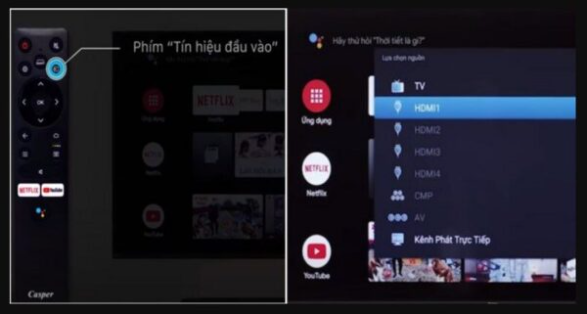 Cách điều chỉnh âm thanh tivi Casper qua thiết bị ngoài