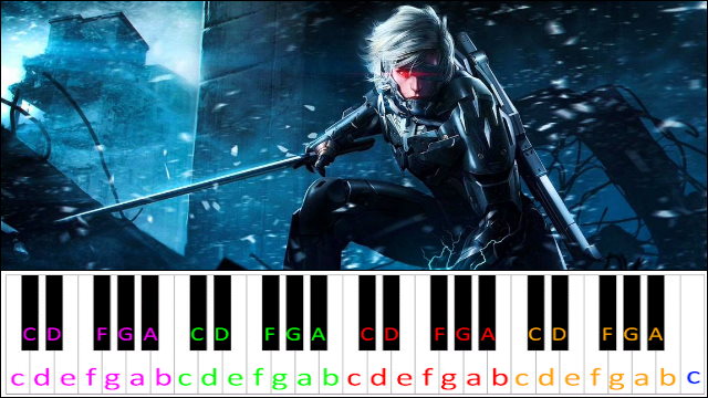 Collective Consciousness (Metal Gear Rising: Revengeance) Piano / Keyboard Easy Letter Notes for Beginners