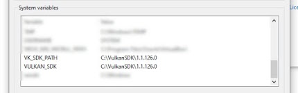 Vulkan environment variable