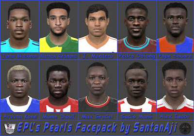 PES 2016 EPL's Pearls Facepack By SantanAji