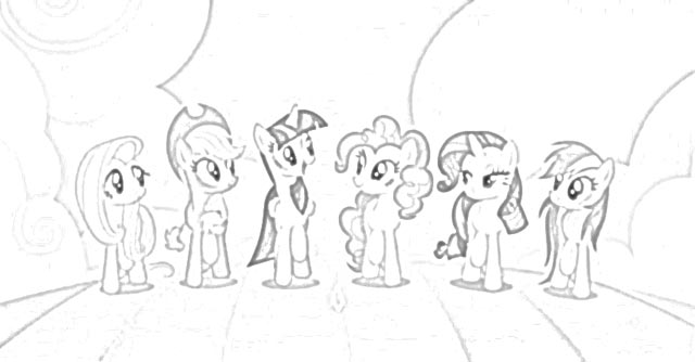The Holiday Site Coloring Pages Of My Little Pony Free And Downloadable