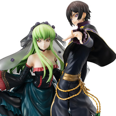 Figuras: Increible figura de Lelouch Lamperouge y C.C. de Code Geass: Fukkatsu no Lelouch