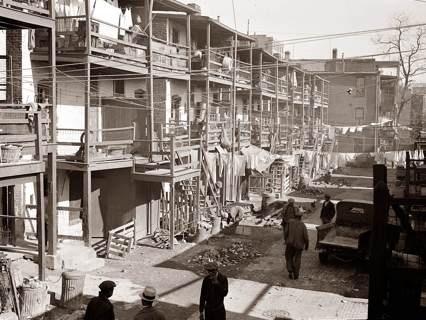 Today's Slum picture is from 1935, and shows a decaying area of 