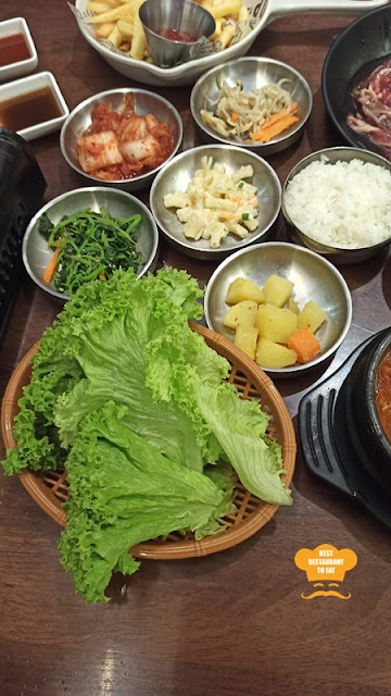 Cheong Dam Jaya BBQ Set Menu Side Dishes