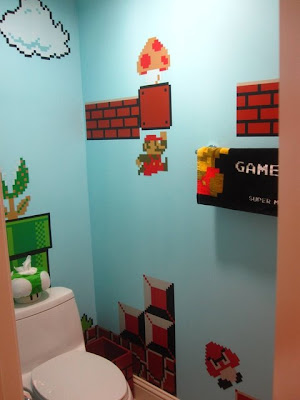 diseño baño mario bros