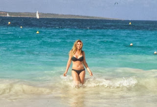 Gina Heisser Black Bikini Saint Martin Caribbean