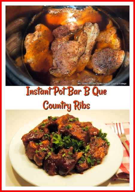 Instant Pot Bar B Que Country Ribs at Miz Helen's Country Cottage