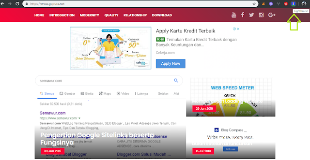 Cara Paling Mudah Untuk Mengetahui Score Seo Pada Blog