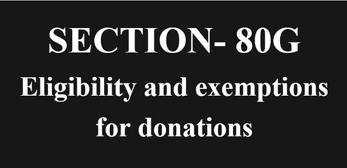 আয়কর আইনের 80G ধারা(80g of income tax act)