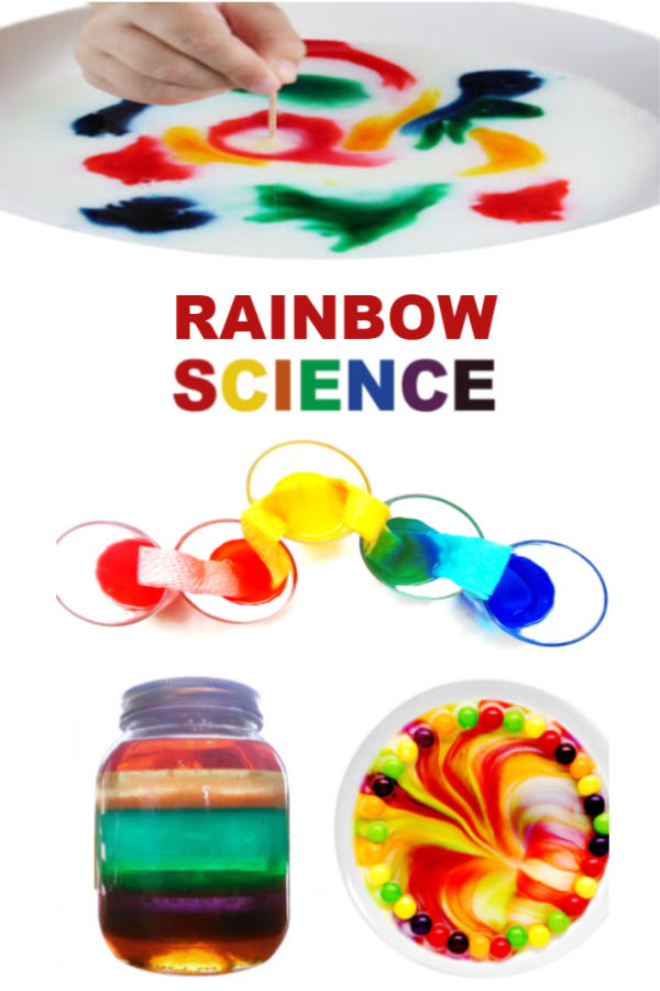 Wow kids of all ages with these fun & magical science experiments perfect for St. Patrick's Day! #stpatricksday #stpatricksdaycraftsforkids #scienceexperimentskids #rainbowexperimentsforkids #growingajeweledrose