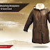 Ladies Shearling Sheepskin Leather A-Line Coat