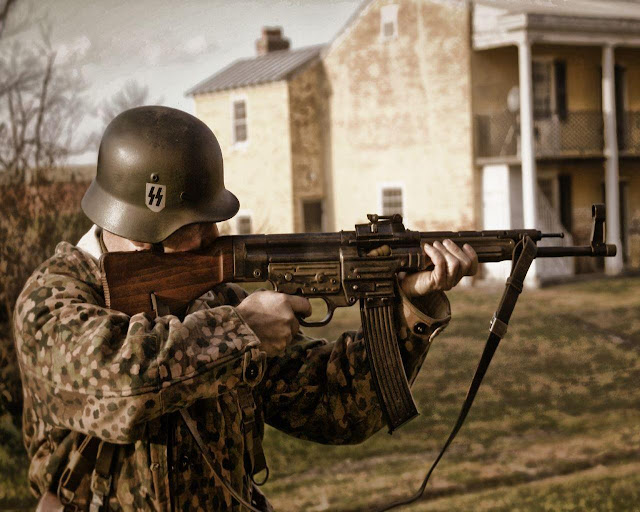 German Soldier with STG-44