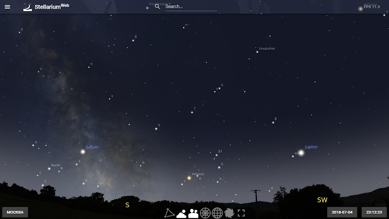 Вышла веб-версия астрономической программы Stellarium | Обзор Андрея Климковского