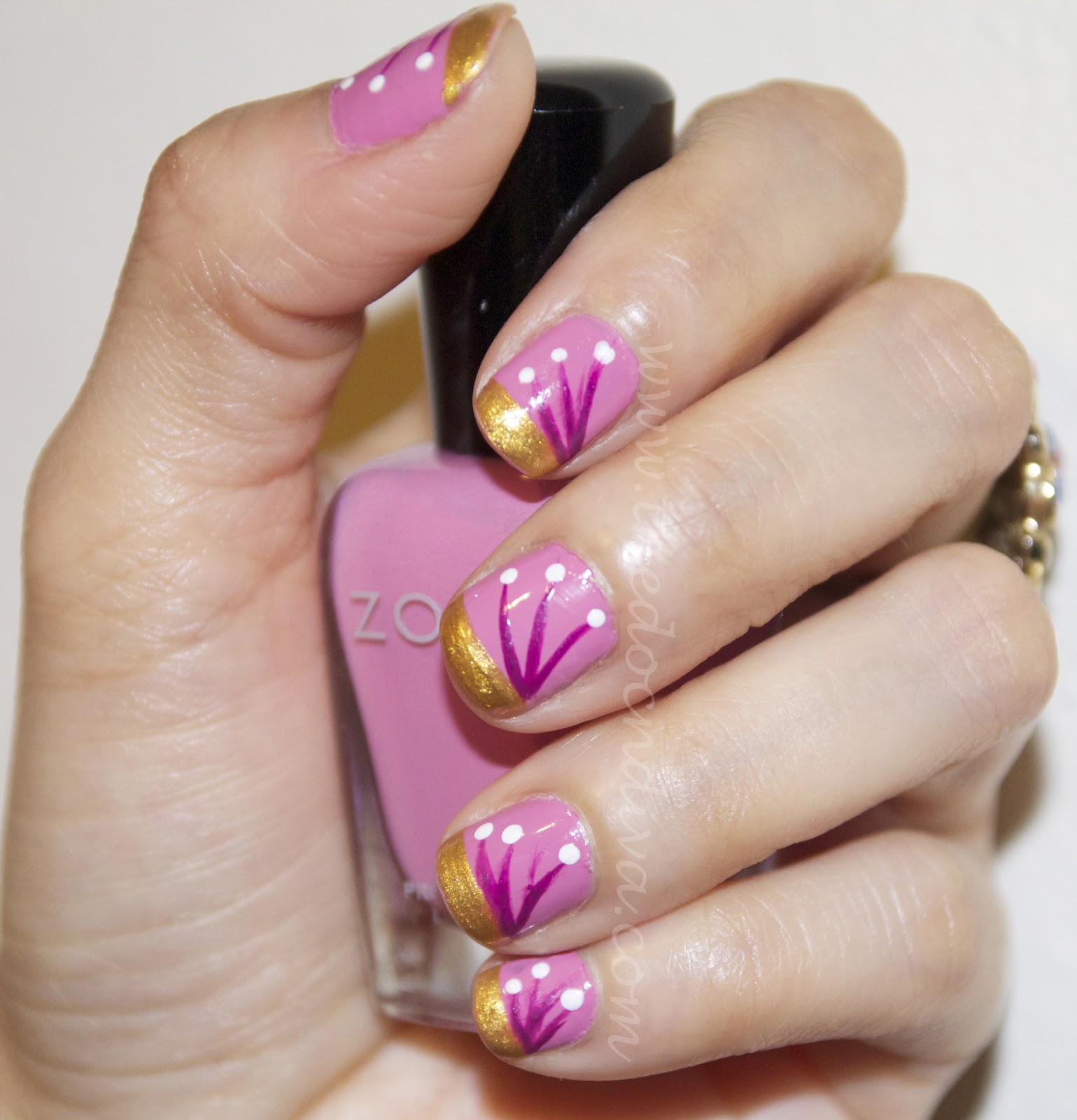 Spring Inspired Nail-Art: Step by Step Tutorial |thedocndiva