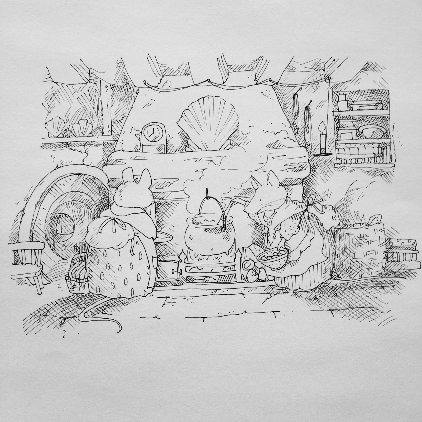 Meadow to Grove: Drawing from Brambly Hedge