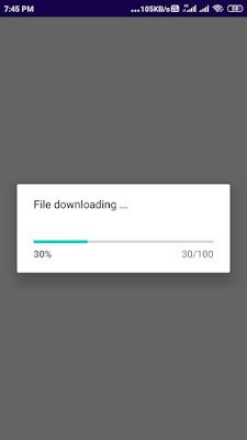 how to createprogress bar in  android