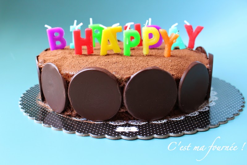 Le Gateau D Anniversaire Double Chocolat De Mercotte Une Seule Pate Deux Effets