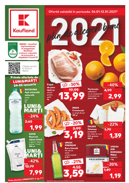 Kaufland Promotii + Catalog-Brosura 06-12.01 2021