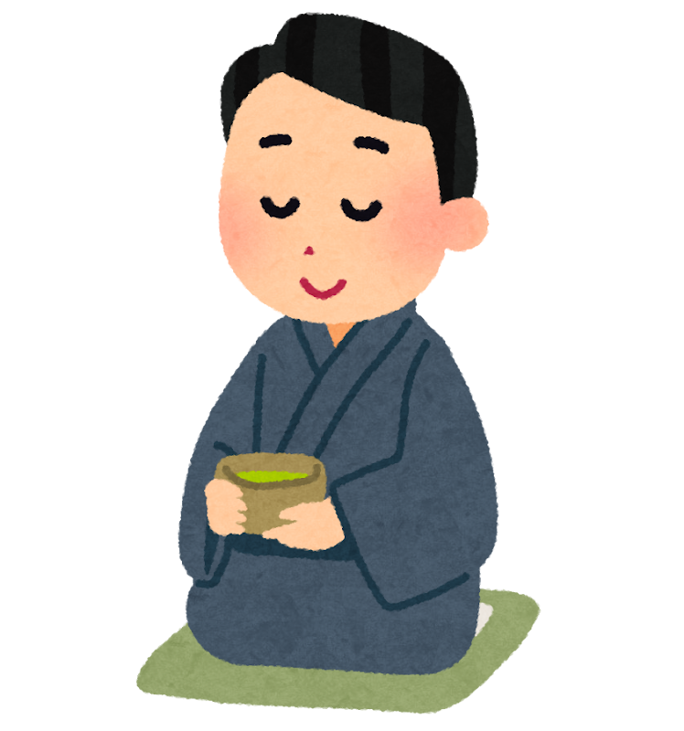 お茶を飲む男性のイラスト 茶道 かわいいフリー素材集 いらすとや