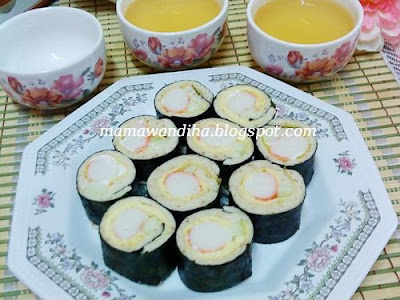 Dari Dapur MaDiHaA: Bread Roll Sushi