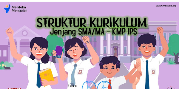 Struktur Kurikulum SMA/MA (Kelompok IPS) Fase E dan F - Kurikulum Merdeka