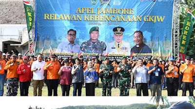 Dandim 0818 Hadiri Pembukaan Jambore Relawan Kebencanaan GKJW 2025 di Sumbermanjing Wetan