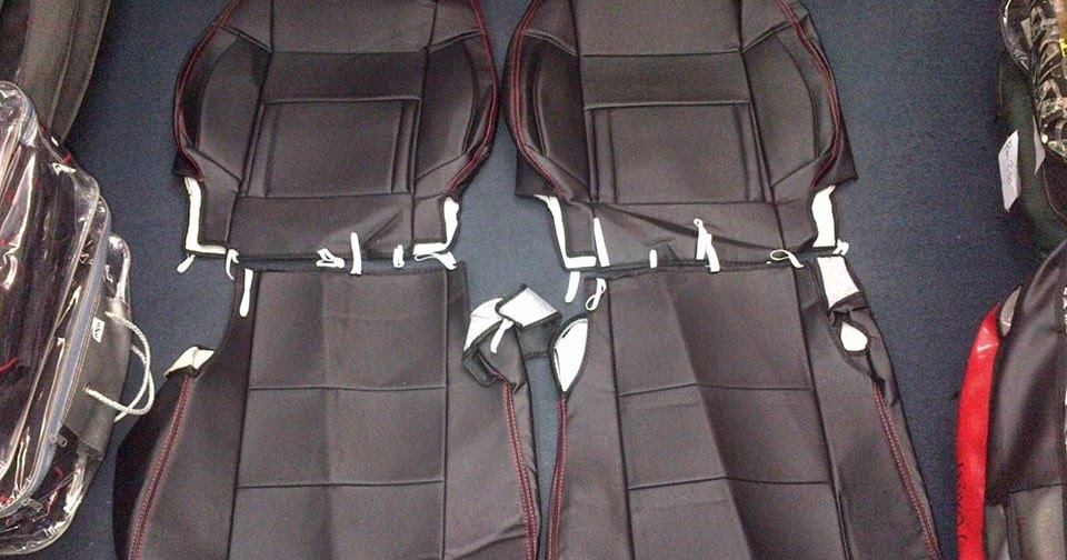 CAR SEAT COVER (PVC Leather & Fabric)  Aksesori Kereta Murah