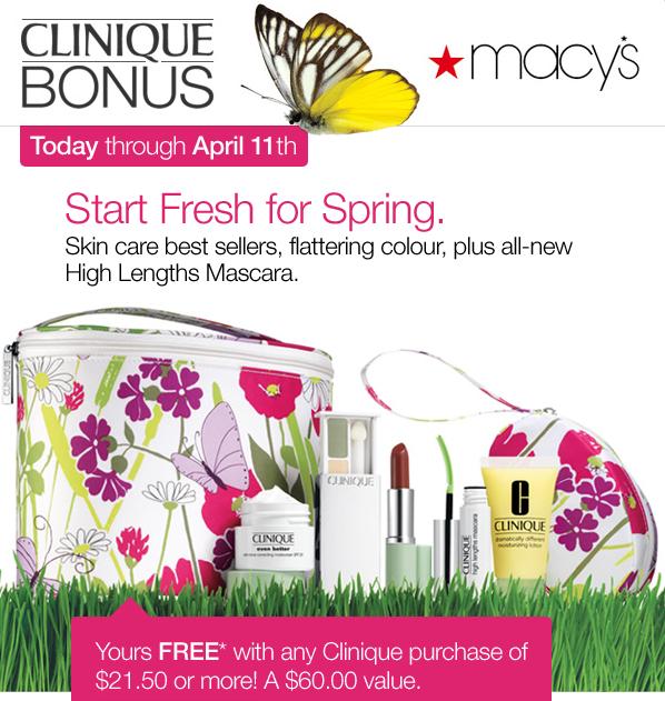 Beauty  All That: Clinique Bonus at Macy's Spring 2010
