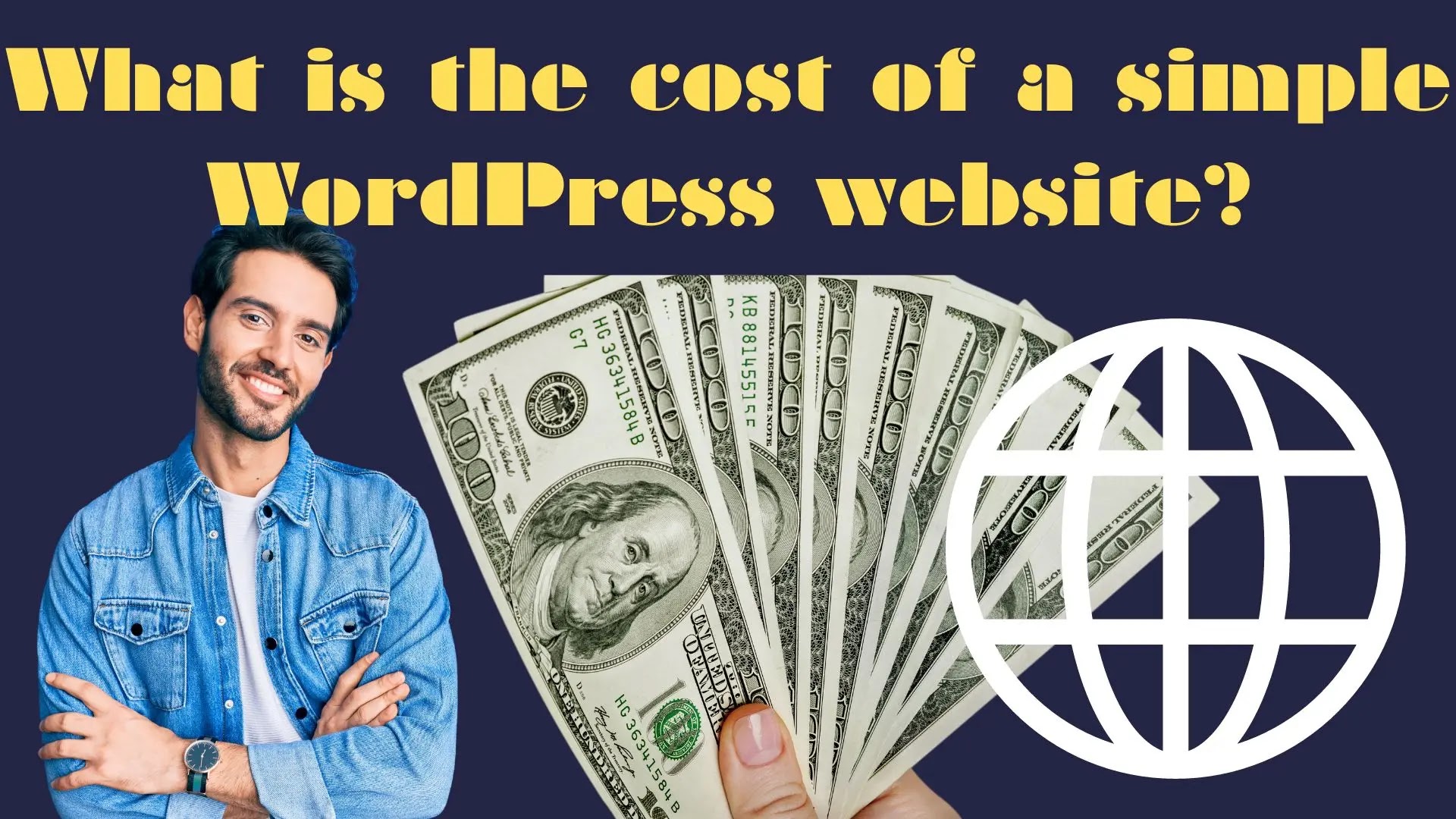What is the cost of a simple WordPress website?
