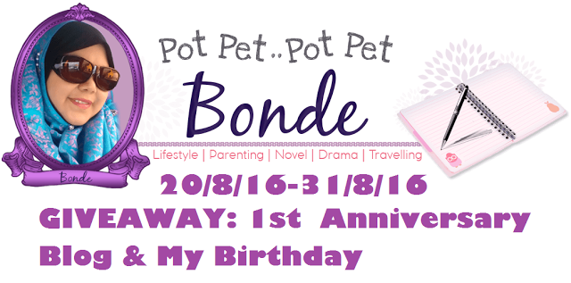 GIVEAWAY : 1st Anniversary Blog & My Birthday