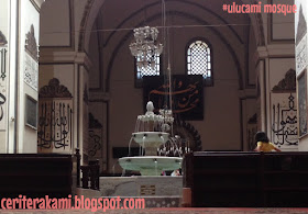 water fountain dalam ulucami mosque bursa
